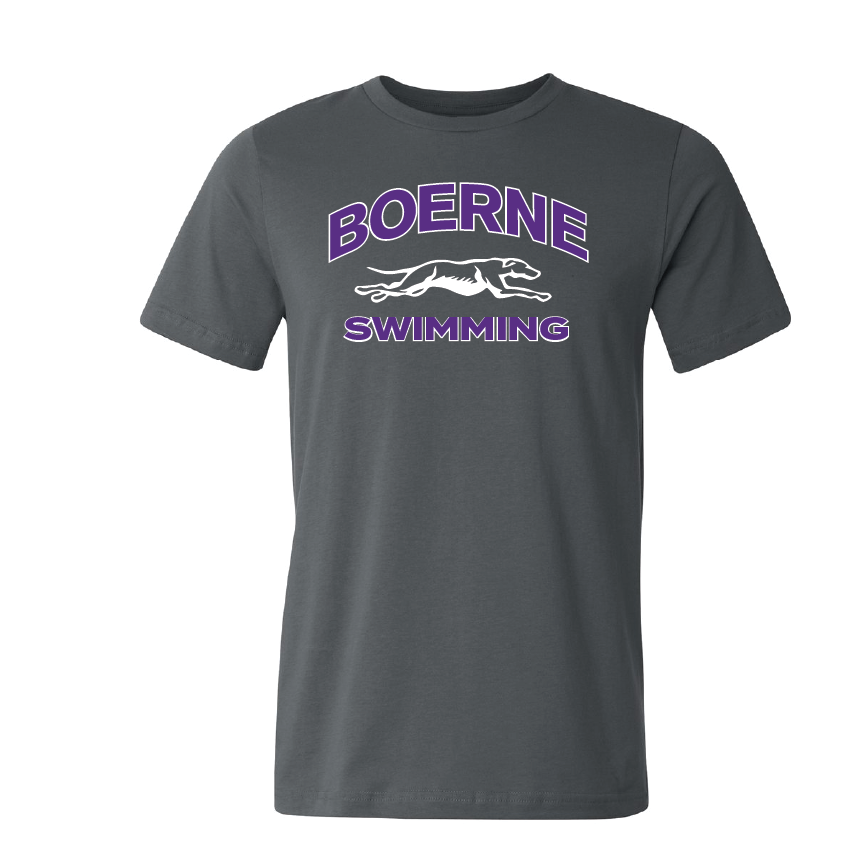 Boerne Swim Unisex Tee - Dark Grey RYTE Sport