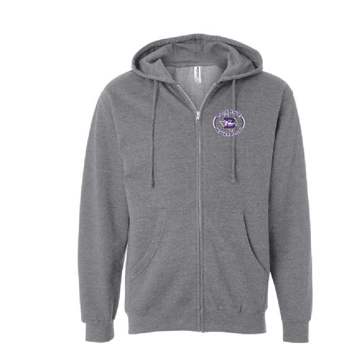 Boerne Swim Unisex Zip Hoodie - Gunmetal RYTE Sport