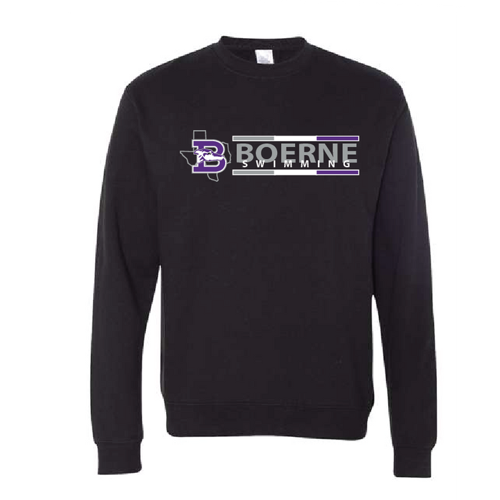 Boerne Swim Crewneck - Black RYTE Sport