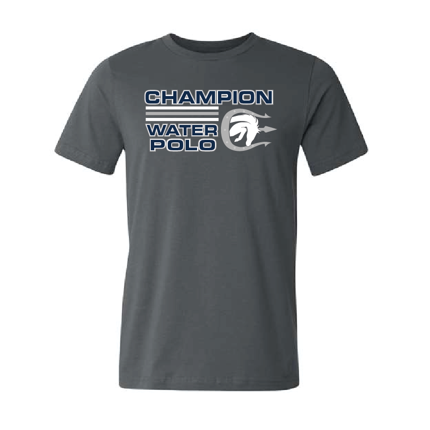 Champion Water Polo Unisex Tee - Dark Grey RYTE Sport