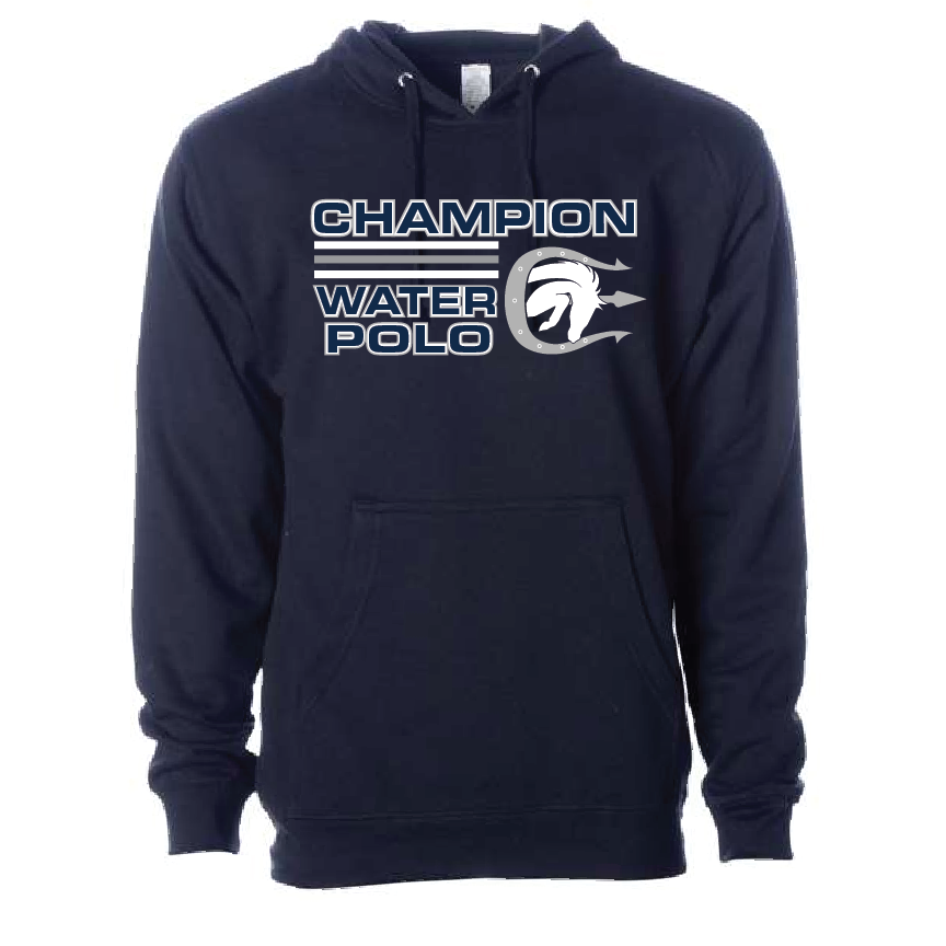 Champion Water Polo Unisex Pullover Hoodie - Navy RYTE Sport