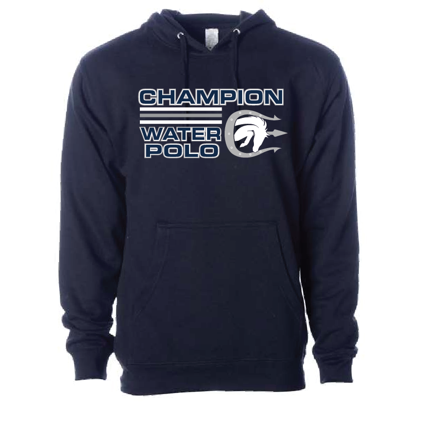 Champion Water Polo Unisex Pullover Hoodie - Navy
