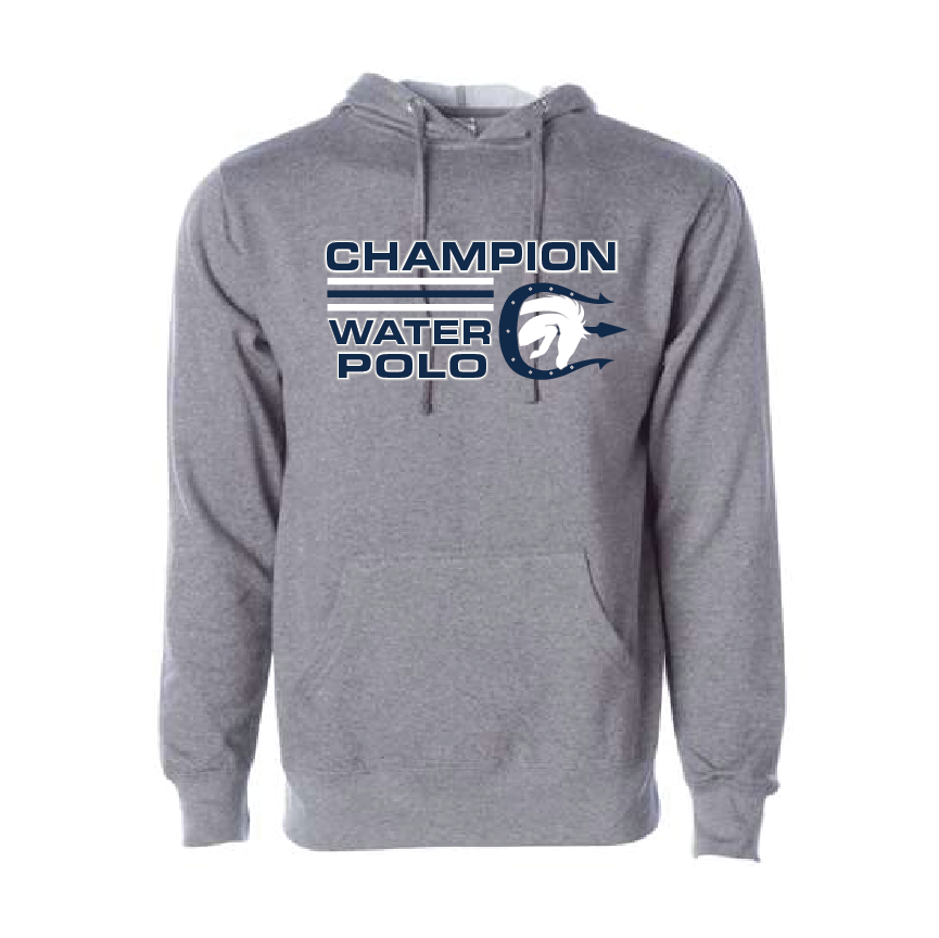 Champion Water Polo Unisex Pullover Hoodie - Dark Heather RYTE Sport