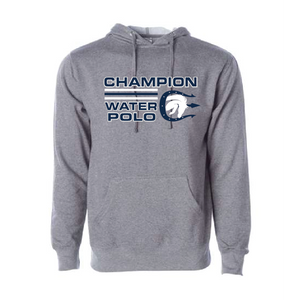 Champion Water Polo Unisex Pullover Hoodie - Dark Heather RYTE Sport
