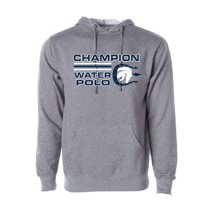 Champion Water Polo Unisex Pullover Hoodie - Dark Heather RYTE Sport