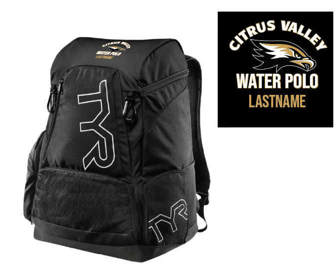 Citrus Valley TYR Alliance Backpack 45L - Personalized *CLOSE DATE TO PURCHASE IS 11.15