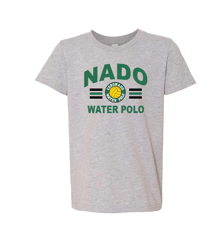 Coronado Aquatics Youth Unisex T-Shirt - Heather Gray RYTE Sport