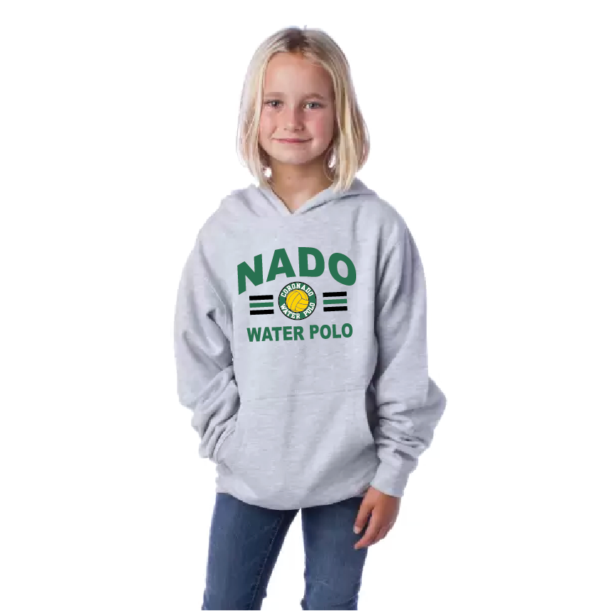 Coronado Youth Hooded Sweatshirt - Heather Gray RYTE Sports