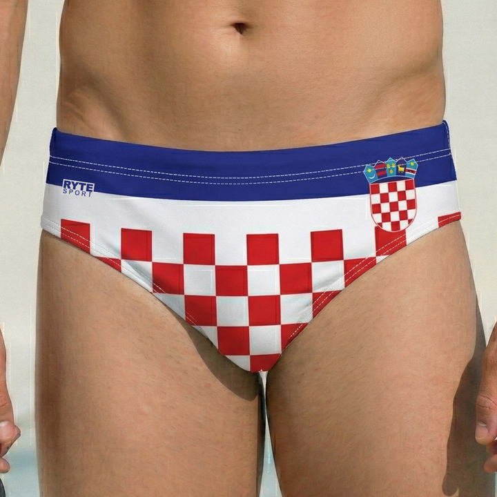 Croatia Men's Swim & Water Polo Brief