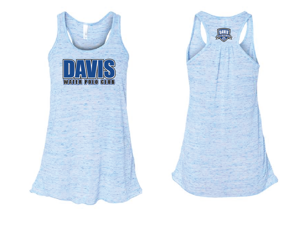 Davis Racerback Tank - Marble Blue RYTE Sport