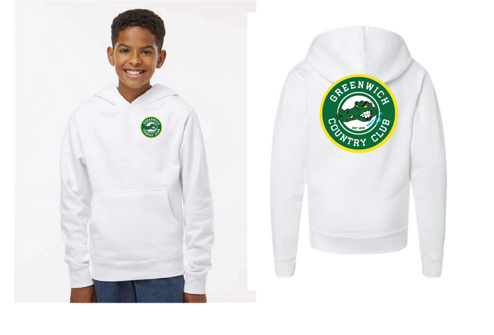 Greenwich Youth Swim Hoodie - White RYTE Sport