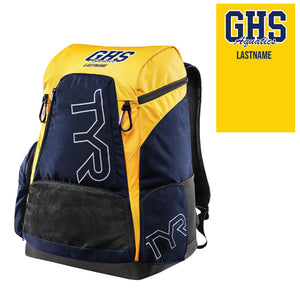 Gregori High School 2024 TYR Alliance Backpack 45L - Personalized *CLOSE DATE 2/25*