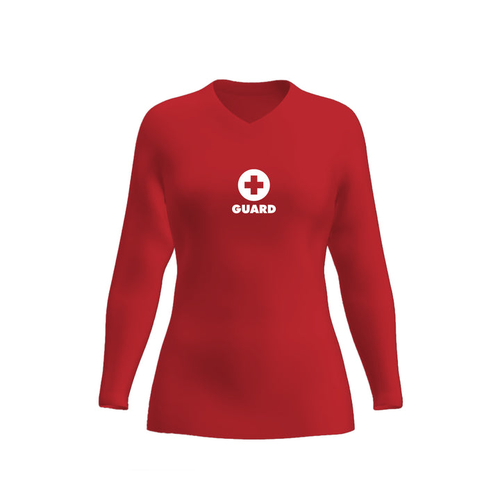 Women's Long Sleeve Lifeguard Performance Rashguard v2