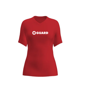 Women's Short Sleeve Lifeguard Performance Rashguard