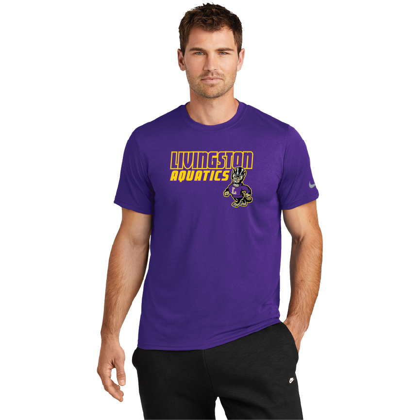 Livingston Nike Swoosh Sleeve Legend Tee