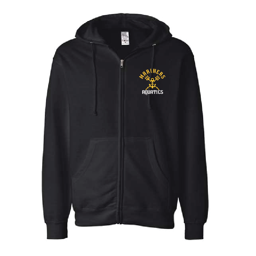 Mar Vista Zip Hoodie - Black RYTE Sport