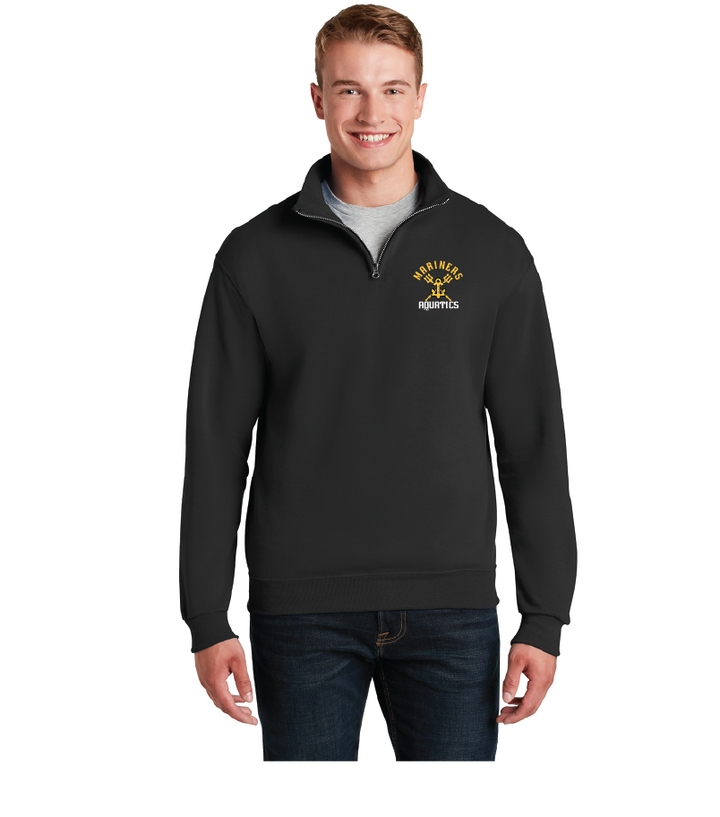 Mar Vista Unisex 1/4 zip Swim - Black RYTE Sport