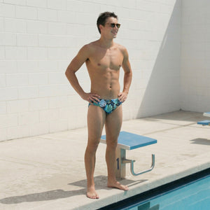 Neon Jungle Full Print Men's Swim & Water Polo Brief