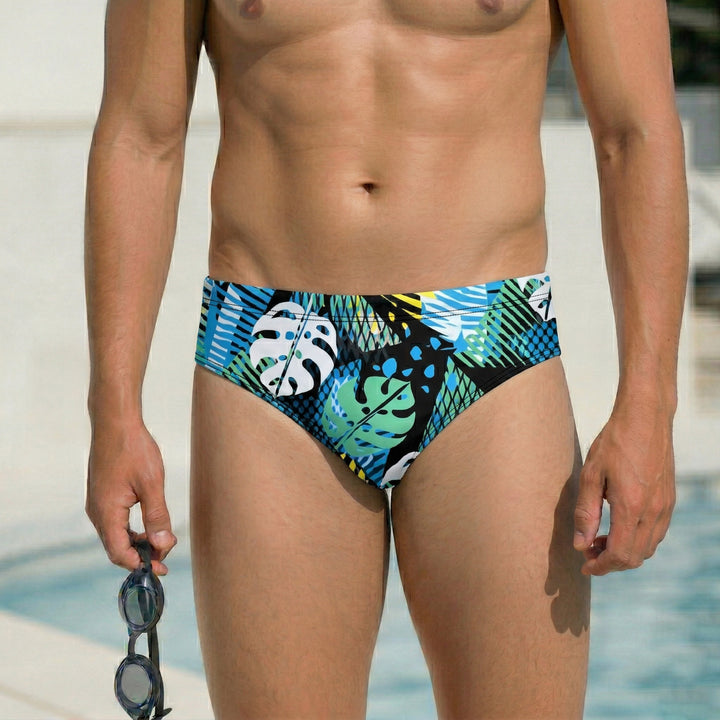 Neon Jungle Full Print Men's Swim & Water Polo Brief