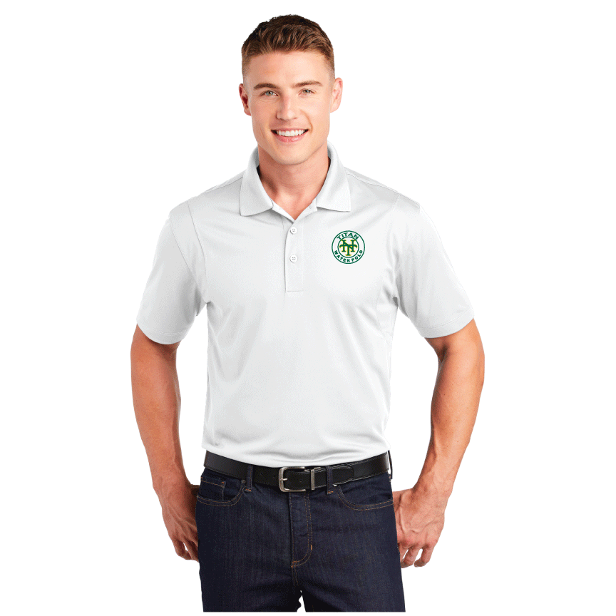 Nova Men's Polo Shirt - White San Mar