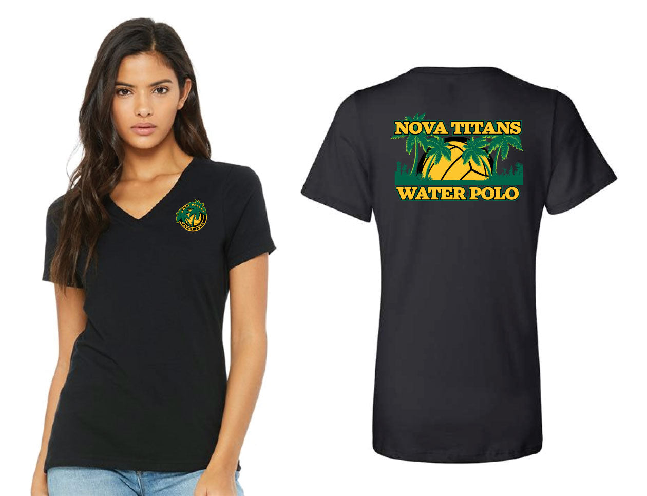 Nova Women's vee  2024- Black RYTE Sport