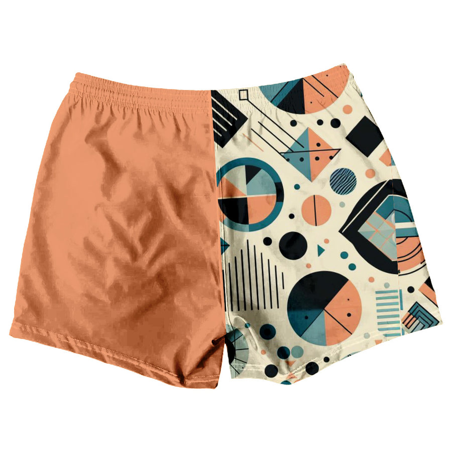 Men's Orange Pattern Swim Shorts RYTE Sport