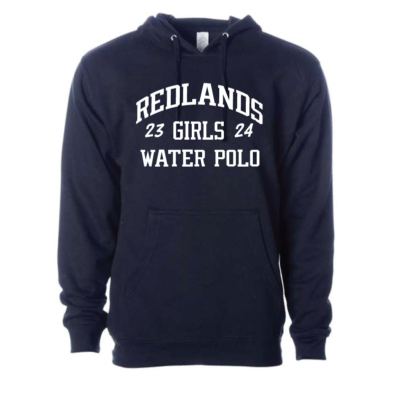 Redlands Girls Water Polo Hoodie 2023-24- Navy