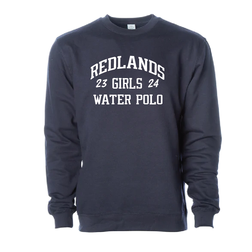 Redlands Girls Water Polo Crewneck - Navy RYTE Sport