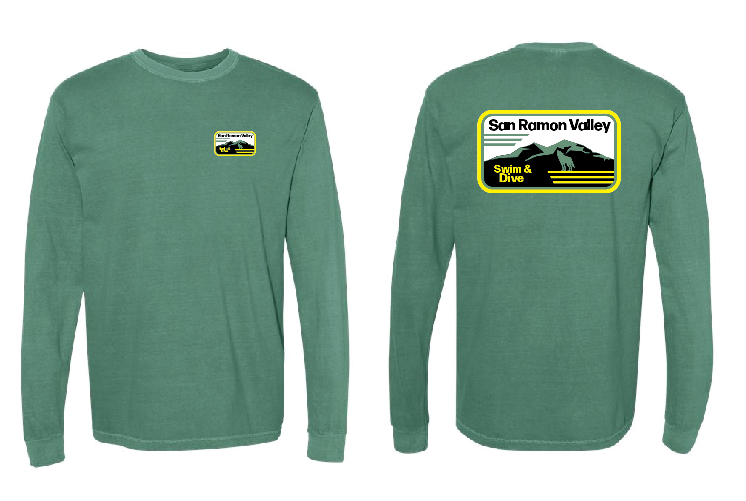 SRV Comfort Colors Unisex Long Sleeve Tee - Light Green