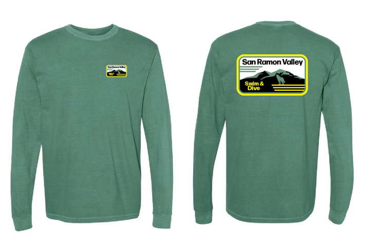 SRV Comfort Colors Unisex Long Sleeve Tee - Light Green