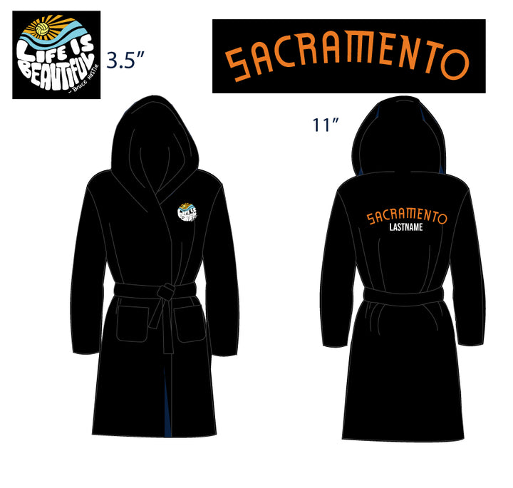 Sac Polo Water Polo Custom Terry Cloth Robe - Personalized Terry Town