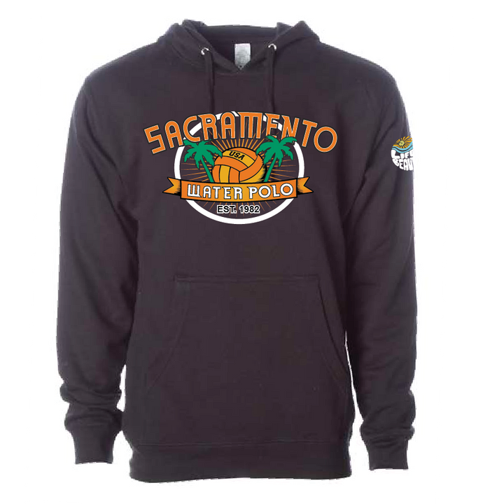 Sac Polo Unisex Adult Hoodie - Black RYTE Sport