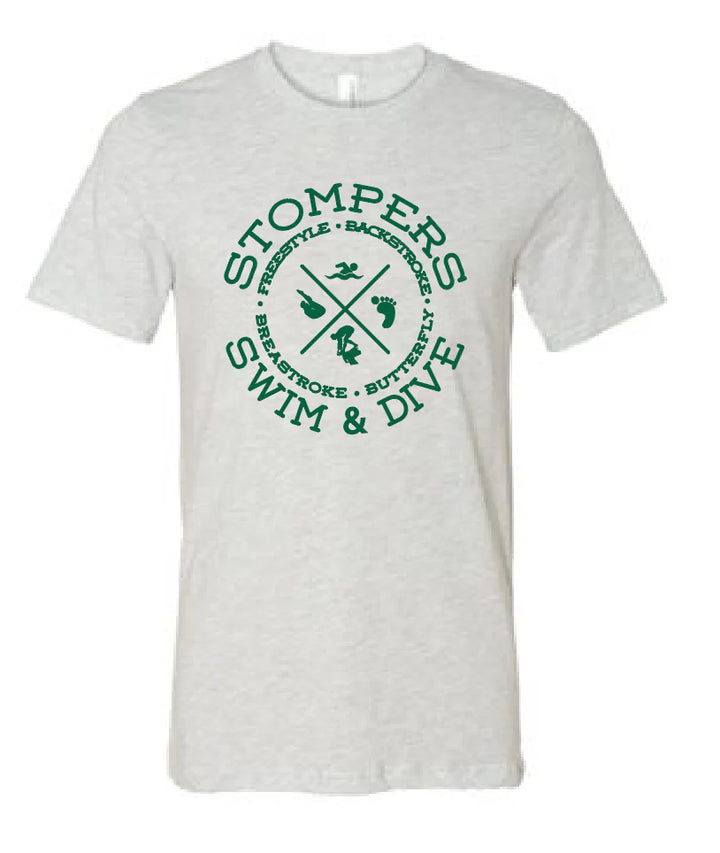 Stanwich Stompers Swim & Dive Team Custom Ash Cotton Unisex T-Shirt RYTE Sport