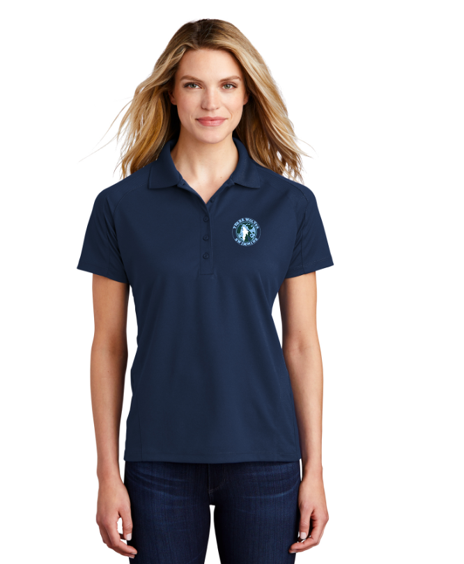 Terra Women's Polo Shirt - Navy *CLOSE DATE TO PURCHASE IS 9/10* San Mar