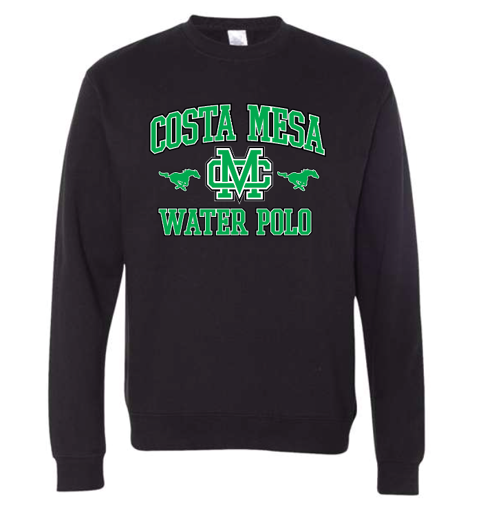 Costa Mesa Crewneck Unisex - Black RYTE Sport