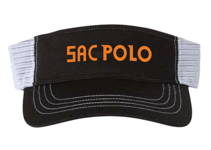 Sac Polo Visor - Black San Mar