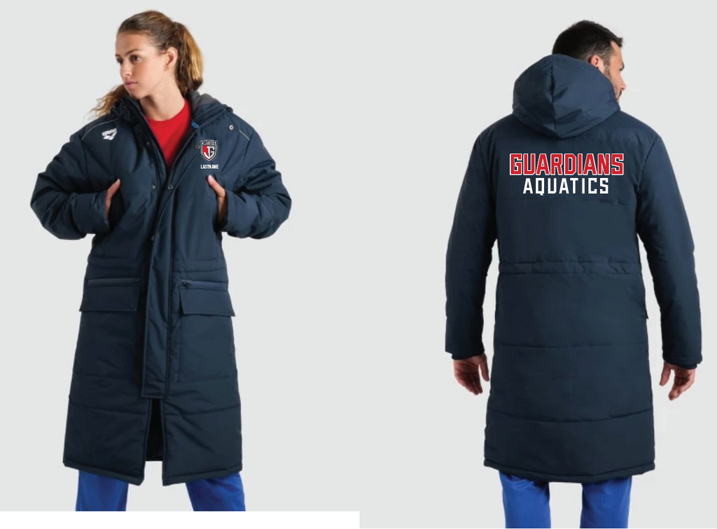 Justin Garza  Navy Team Parka - Personalized RYTE Sport