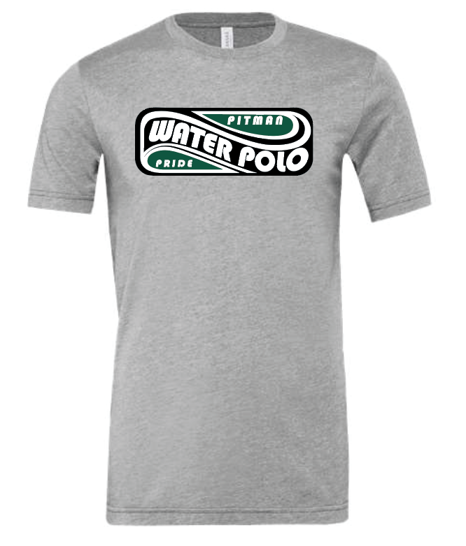 Pitman Water Polo Tee - Heather Grey