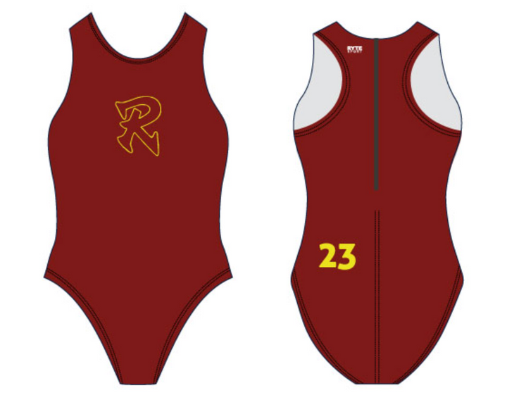 CUSTOM Roosevelt Senior High School Girls Water Polo Suit 2025