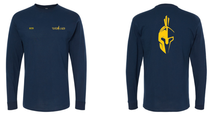 CUSTOM WCAC Swim Unisex Navy Longsleeve Shirt
