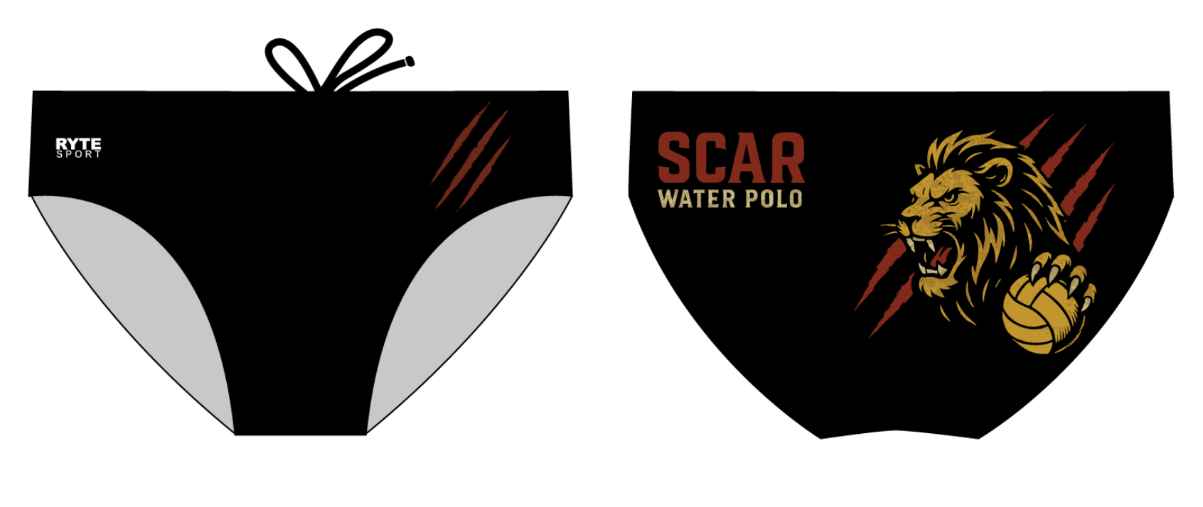 Scar Water Polo 2025 Men's Water Polo Brief
