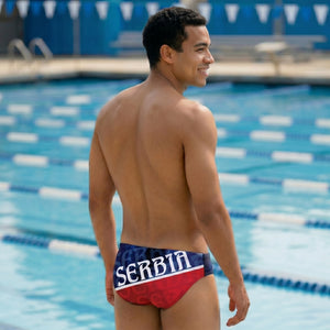 Serbia Men's Swim & Water Polo Brief