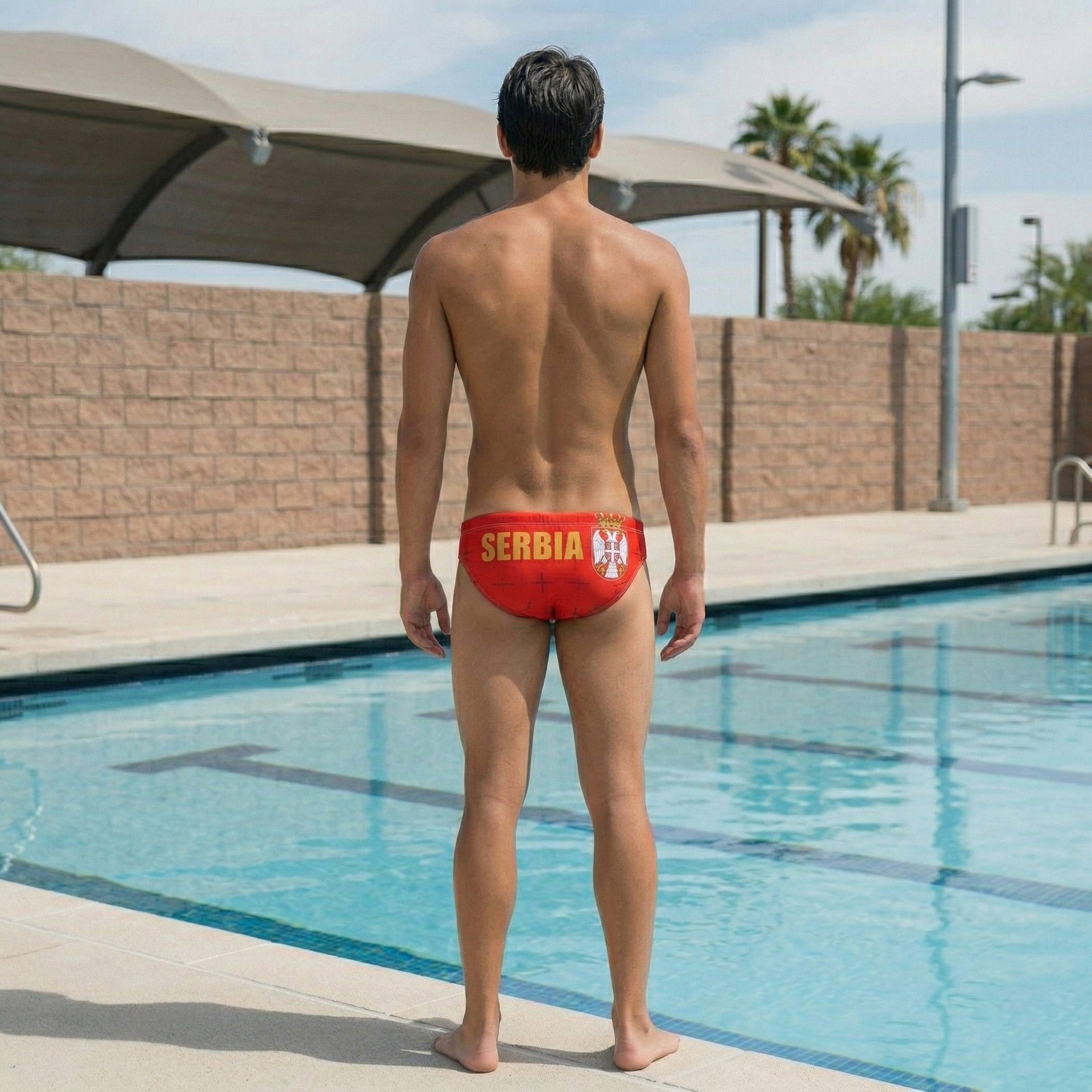 Serbia Swim and Water Polo Brief