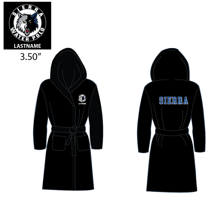 Custom Sierra Terry Cloth Robe - Personalized Terry Town