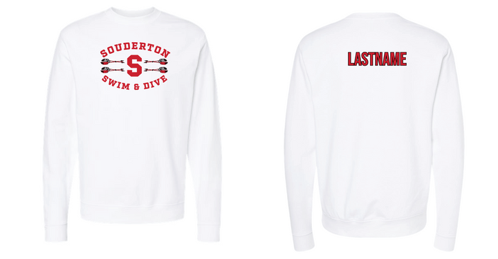 CUSTOM Souderton Arrow Swim and Dive apparel- White RYTE Sport