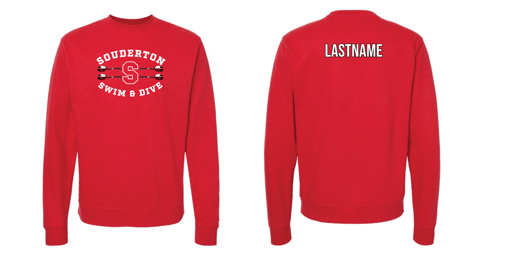 CUSTOM Souderton Arrow apparel- Red RYTE Sport