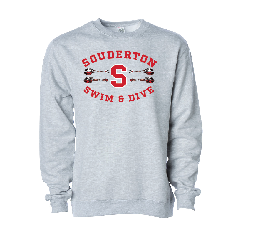 CUSTOM Souderton Arrow Swim and Dive apparel- Grey RYTE Sport