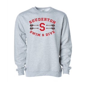 CUSTOM Souderton Arrow Swim and Dive apparel- Grey RYTE Sport