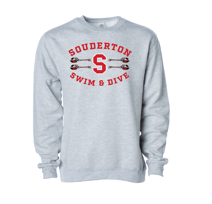 CUSTOM Souderton Arrow Swim and Dive apparel- Grey RYTE Sport