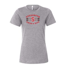 Souderton Swim and Dive Arrow apparel- Grey RYTE Sport